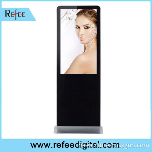 Refee 22 inch floor standing lcd advertising player, IR touch screen for Supermarket, Exhbition,Shopping Mall